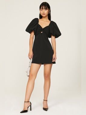 Toccin Puff Sleeve Mini Dress NWT